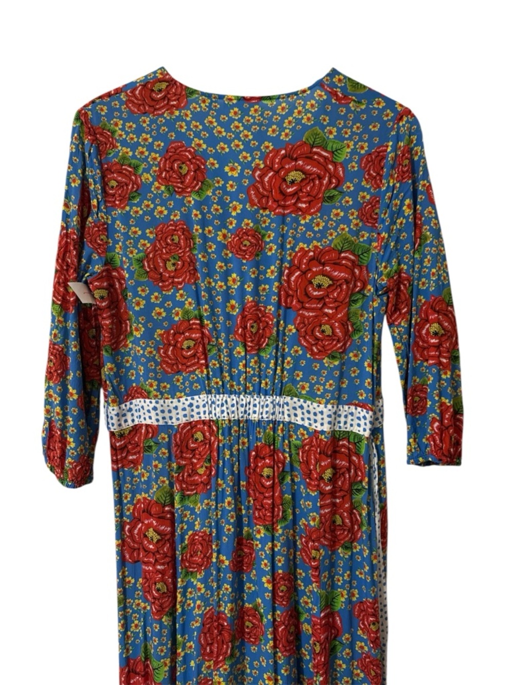 Farm Rio x Anthropologie Susanne Maxi Wrap Dress Sz Medium HTF - Picture 10 of 12